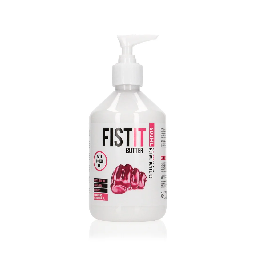 Lubrificante a base d’acqua, effetto duraturo con olio di ricino, senza profumo e senza sapore, 500 ml, Fist It by Shots - immagine 6