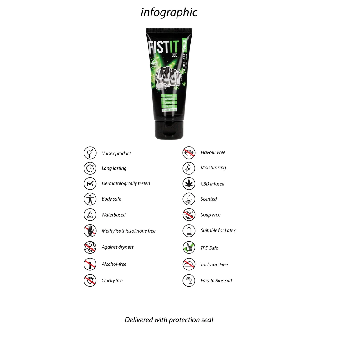 Fist It lubrificante al CBD 100 ml - immagine 2