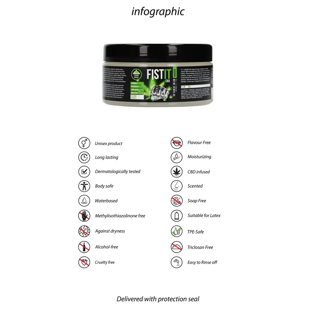 Lubrificante CBD Fist It by Shots 300 ml - immagine 4