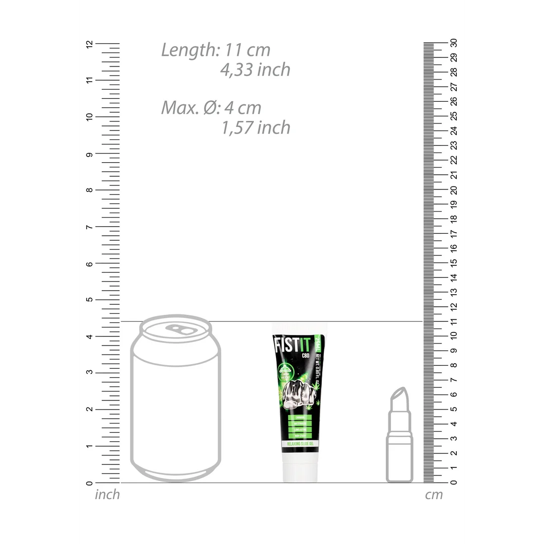Lubrificante a base d’acqua con CBD attivo (cannabidiolo), testato dermatologicamente, senza profumo e insapore, 25 ml, Fist It by Shots - immagine 4