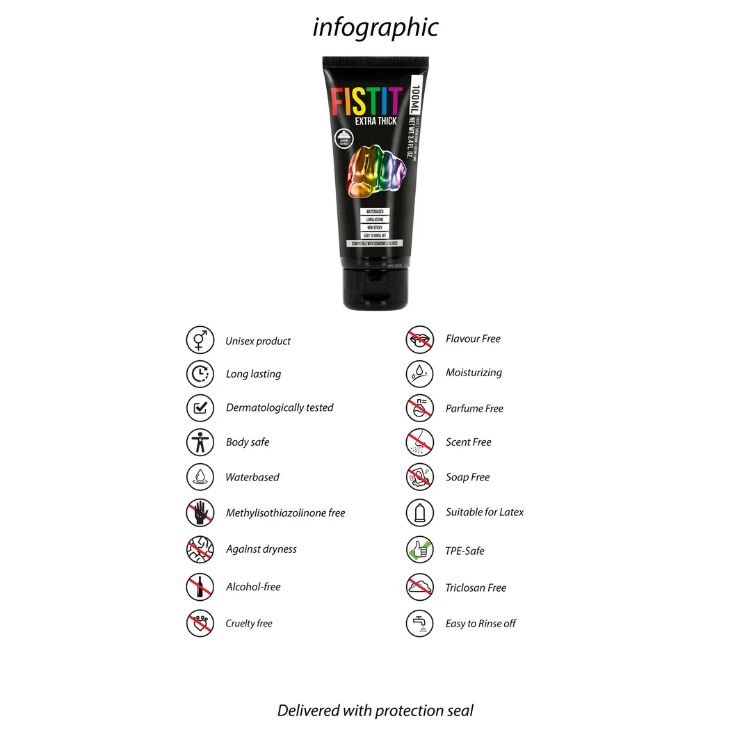 Lubrificante extra denso Fist It Rainbow - immagine 2