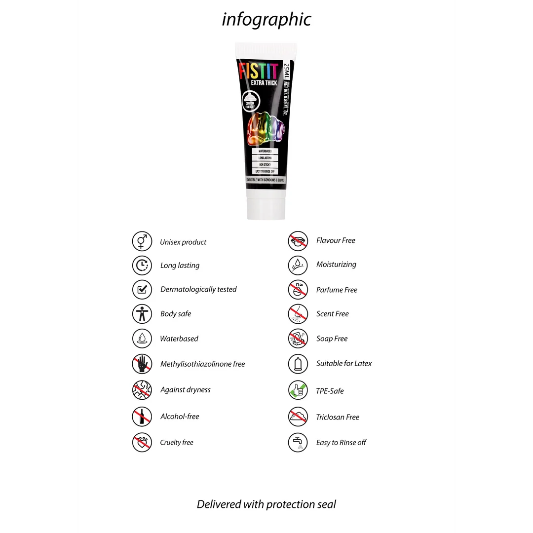 Lubrificante extra denso Fist It Rainbow - immagine 2