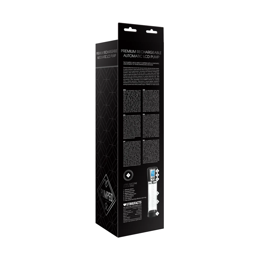 Pompa automatica ricaricabile con LCD Premium di Pumped by Shots - immagine 2