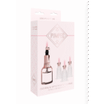 Set di pompe per clitoride e capezzoli Pumped by Shots