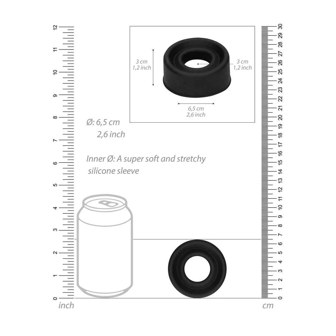 Manicotto per pompa in silicone Pumped by Shots Medium - immagine 6