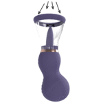 Extra per uomo con coppe morbide – Pompa ricaricabile per vulva e seno – Viola – Tester - immagine 14