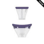 Extra per uomo con coppe morbide – Pompa ricaricabile per vulva e seno – Viola – Tester - immagine 3