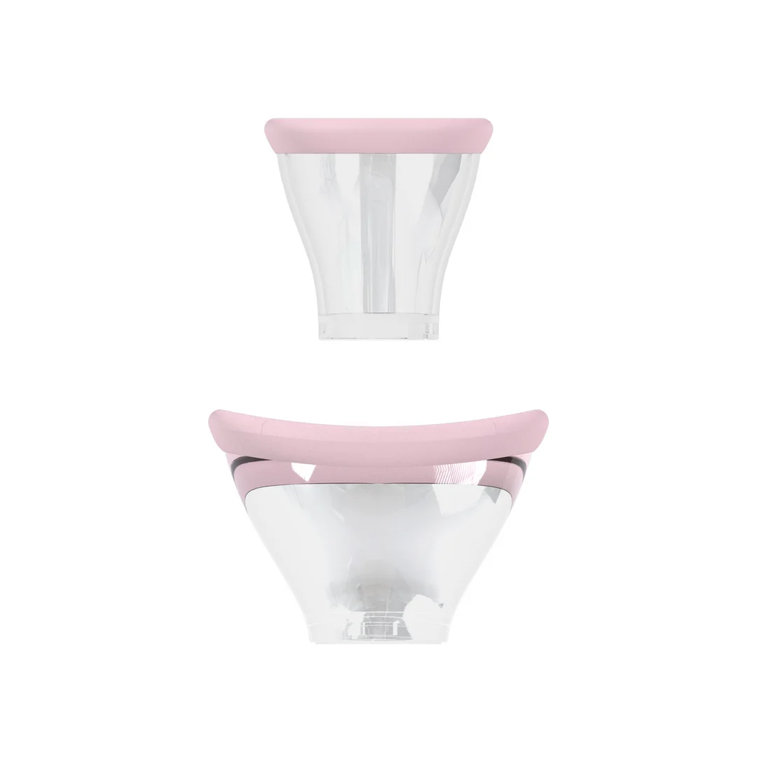 Un extra per uomini, con bordi morbidi – BOOST - Pompa ricaricabile per vulva e seno - Rosa - Tester - immagine 9