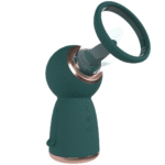 Pompa per seno e vulva con coppe confortevoli, ricaricabile, verde bosco, tester - immagine 5
