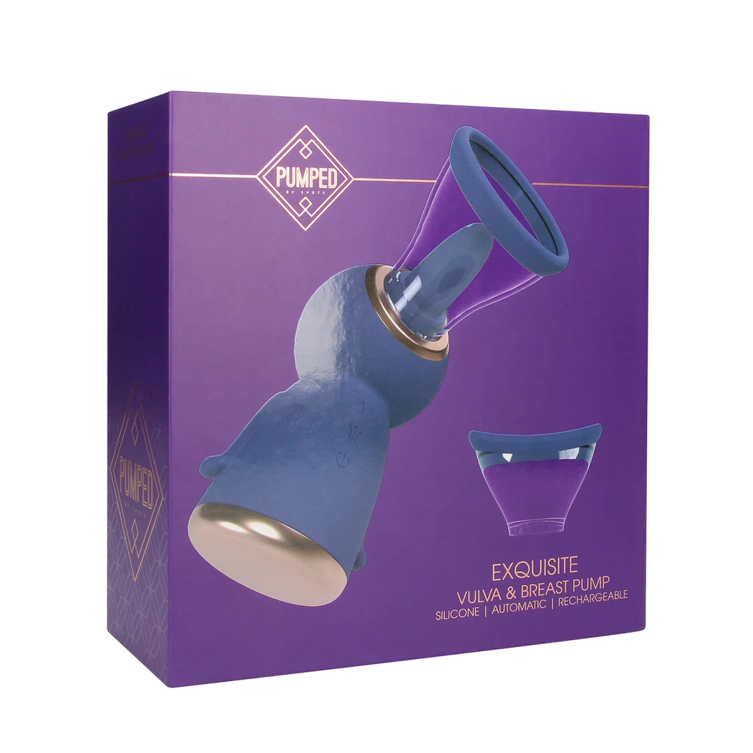 Pompa per seno e vulva con coppe confortevoli, ricaricabile, verde bosco, tester - immagine 9