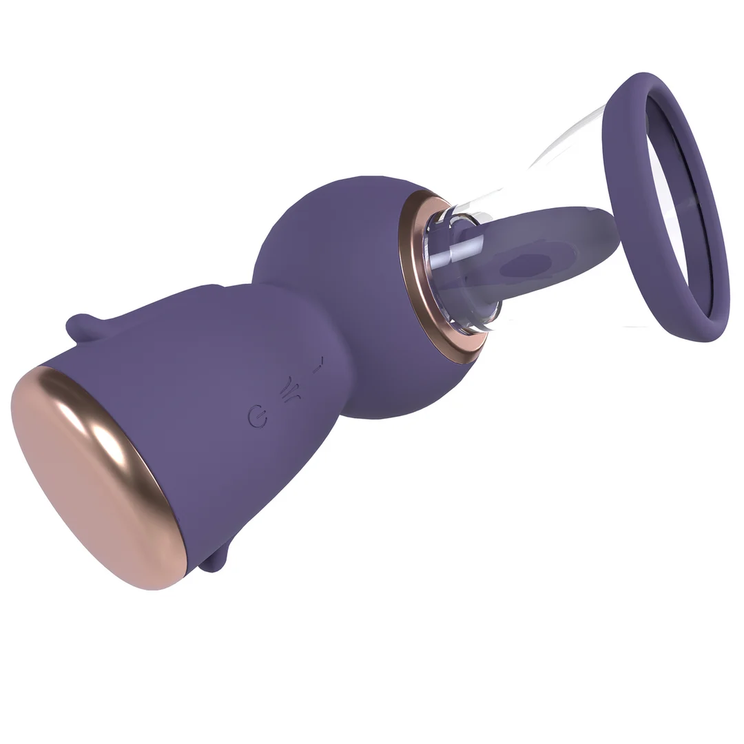 Pompa per seno e vulva con coppe confortevoli, ricaricabile, verde bosco, tester - immagine 10