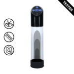 Pompa elettrica per il pene con design impermeabile – Tester