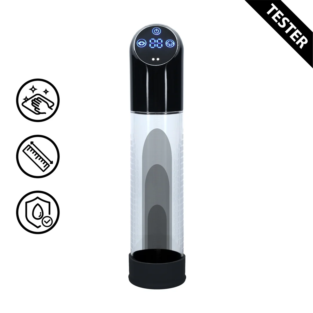 Pompa elettrica per il pene con design impermeabile – Tester - immagine 1