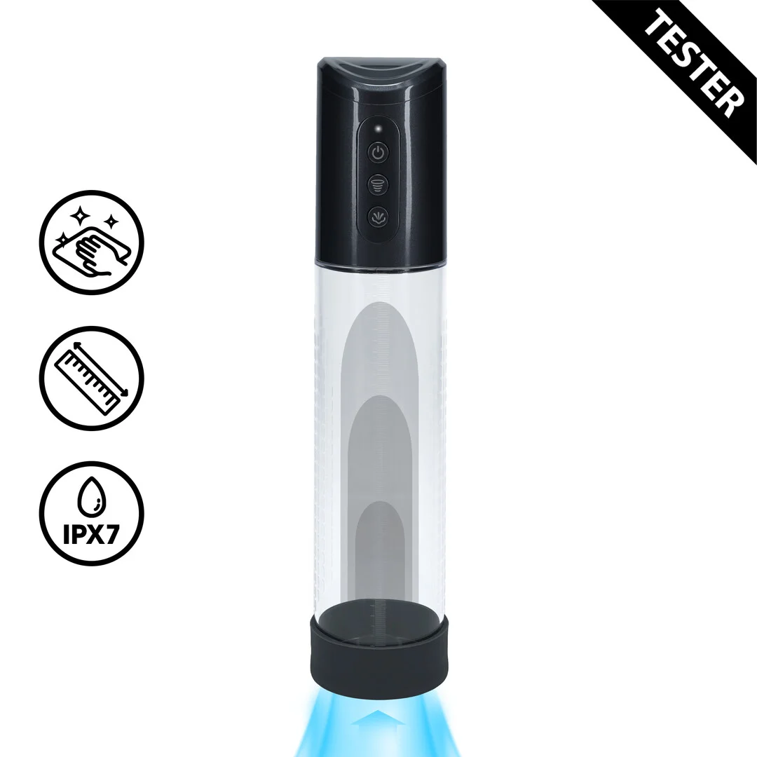 PMP057GUNTEST Pompa elettrica per il pene con tubo interno liscio in silicone – Tester - immagine 1