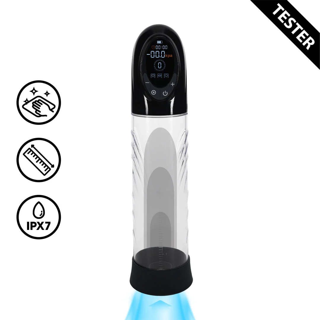 Pompa elettrica per il pene con 13 funzioni – Tester - immagine 1