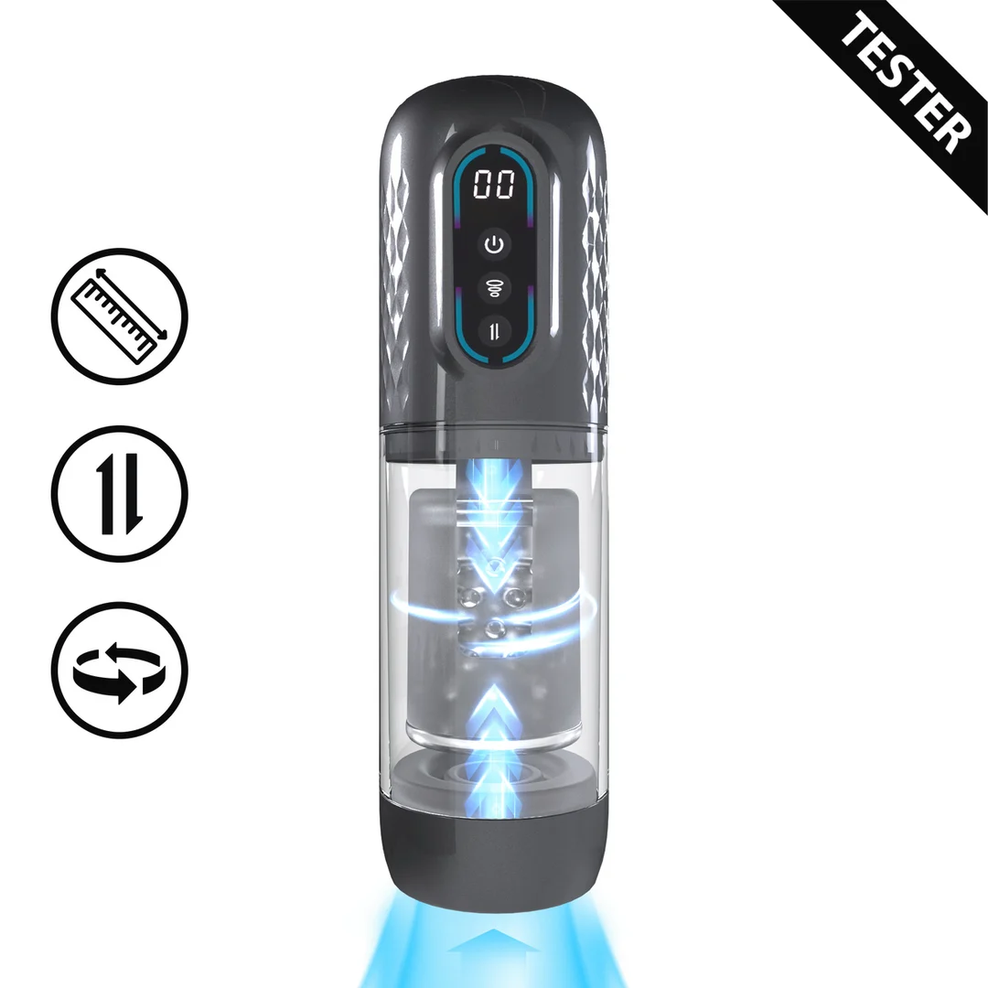 Masturbatore automatico con pompa a vuoto – Tester - immagine 3