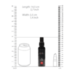 Detergente per sex toy, spray schiumogeno per pulire i sex toy, ManCage by Shots, 100 ml - immagine 4