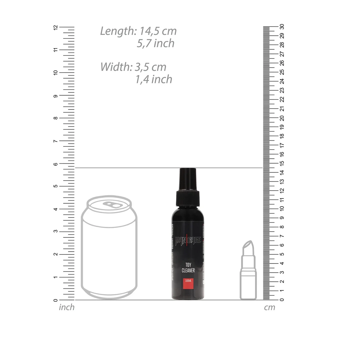 Detergente per sex toy, spray schiumogeno per pulire i sex toy, ManCage by Shots, 100 ml - immagine 4