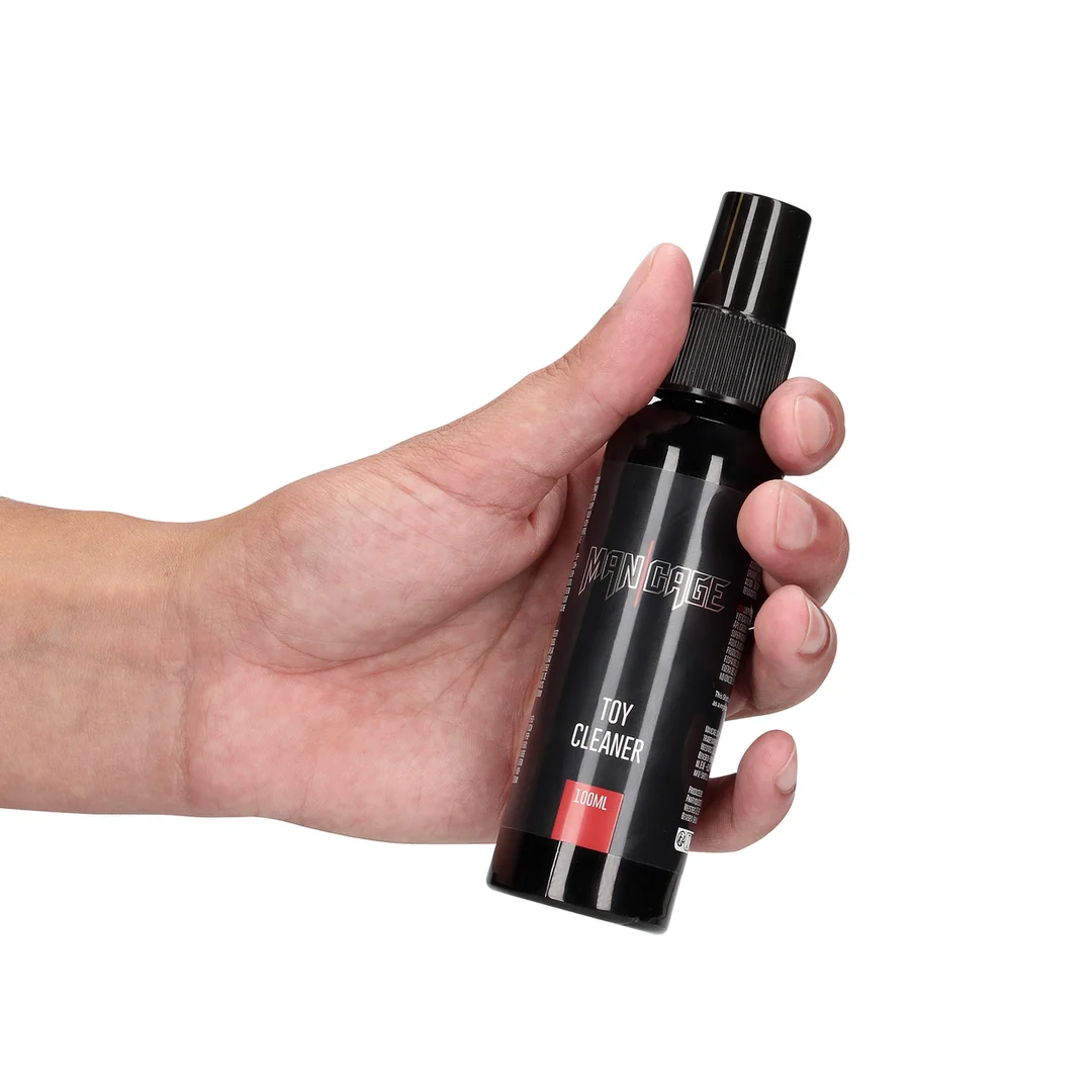 Detergente per sex toy, spray schiumogeno per pulire i sex toy, ManCage by Shots, 100 ml - immagine 5