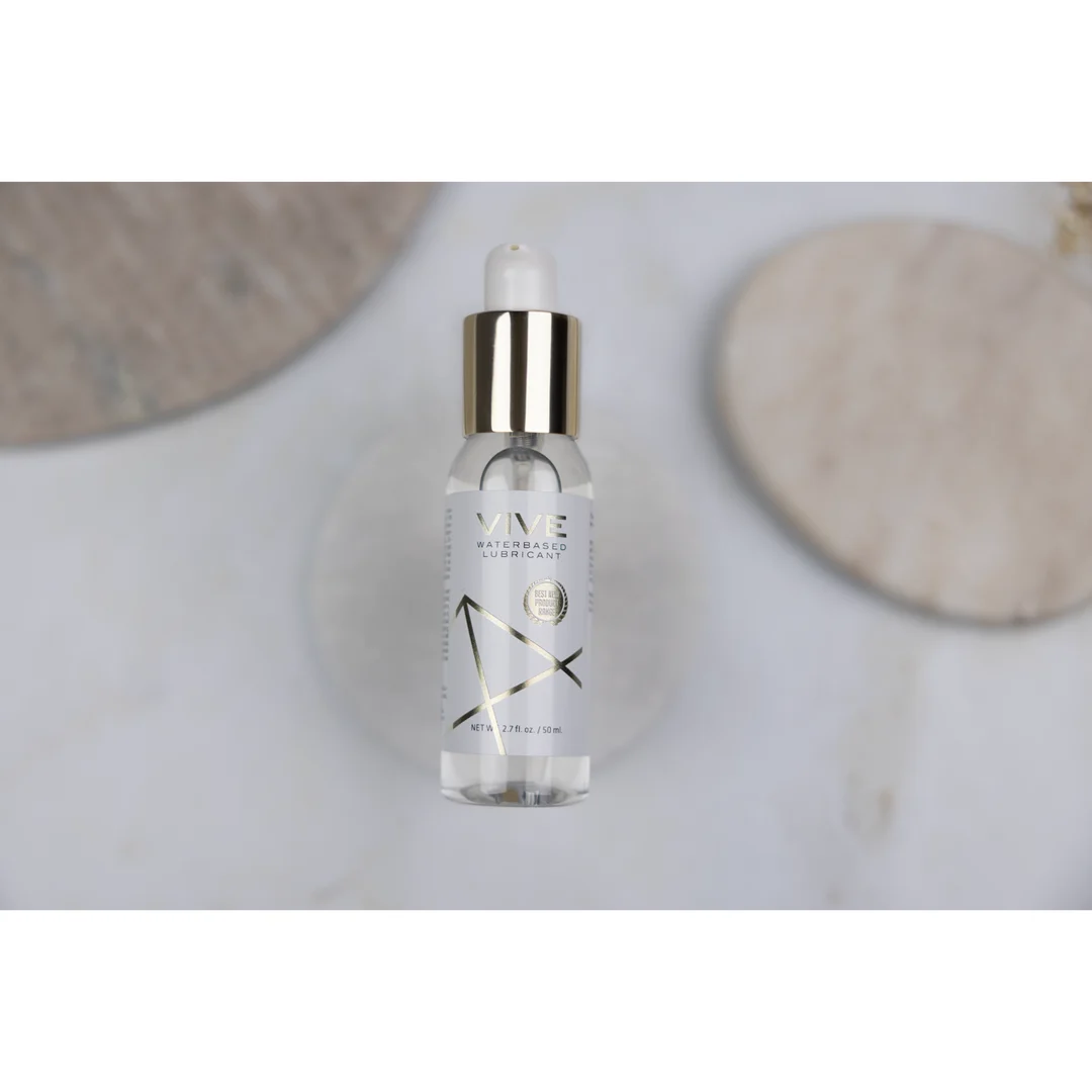 Lubrificante a base d’acqua, testato dermatologicamente e adatto ai preservativi in lattice, senza profumo e insapore, 50 ml, VIVE by Shots - immagine 3