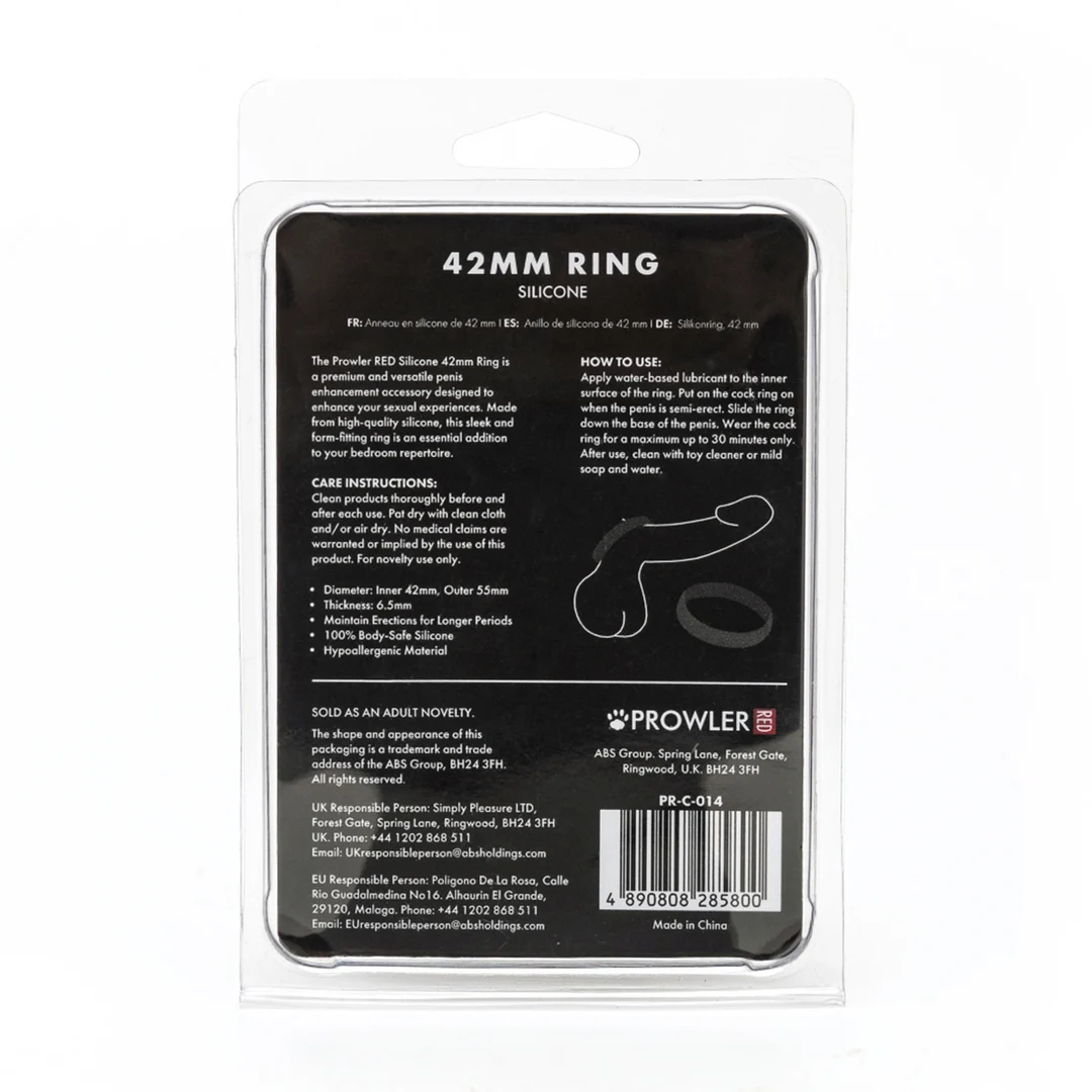 Anello Prowler Red in silicone da 42 mm - immagine 2