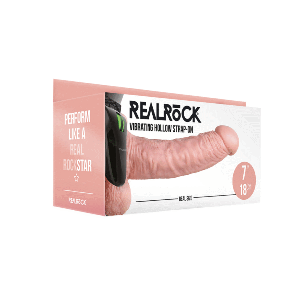 Strap on vibrante cavo RealRock con testicoli