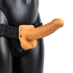 Strap on vibrante cavo RealRock con testicoli - immagine 5