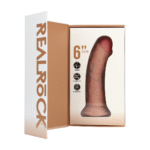 Vibratore realistico con ventosa, RealRock Flesh, RealRock by Shots - immagine 7
