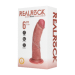 Vibratore realistico con ventosa, RealRock Flesh, RealRock by Shots - immagine 11