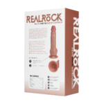 Vibratore realistico con ventosa, compatibile con imbracatura, RealRock nude (18 cm) RealRock by Shots - immagine 12