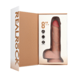 Dildo RealRock vibrante e rotante con sfere - immagine 3