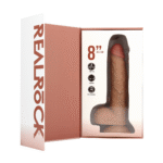 Dildo RealRock vibrante e rotante con sfere - immagine 9