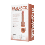 Vibratore realistico con ventosa, compatibile con imbracatura, RealRock effetto pelle di RealRock by Shots - immagine 12