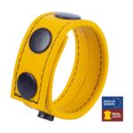 Anello per pene Cocky in pelle gialla - immagine 3
