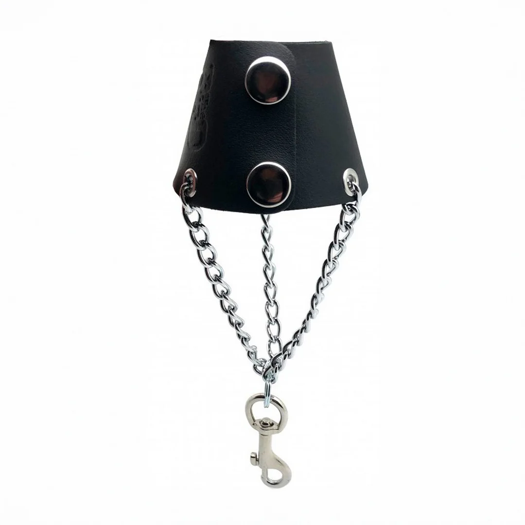 Paracadute in pelle Red Leather con catene e gancio - immagine 2