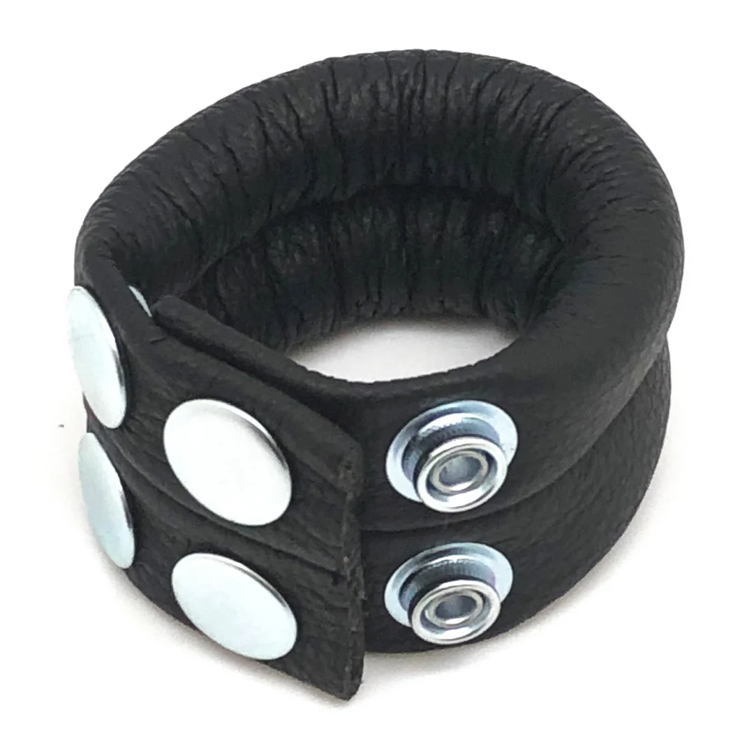 Ballstretcher regolabile in pelle nera Red Leather - immagine 1