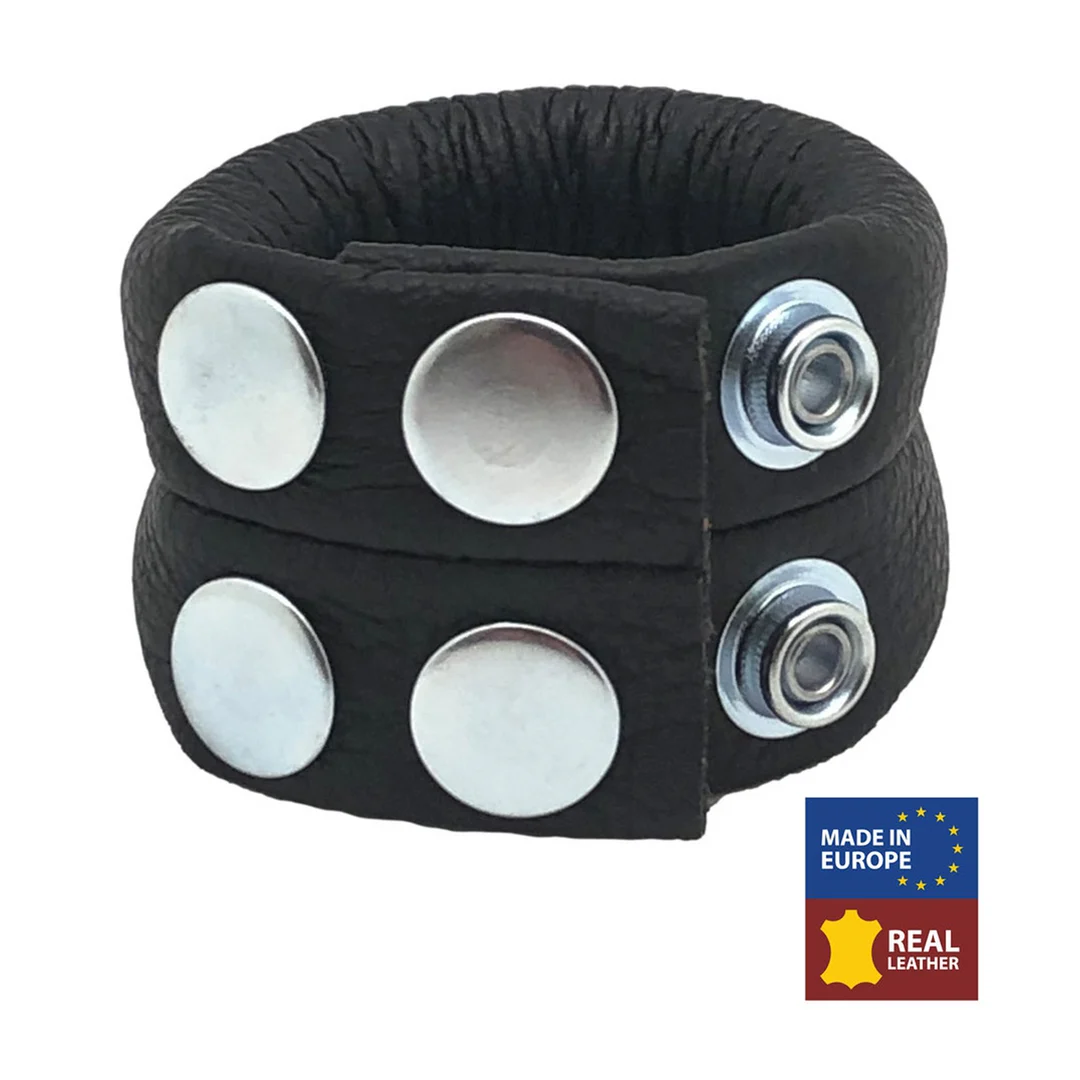 Ballstretcher regolabile in pelle nera Red Leather - immagine 3