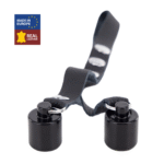 Estensore per testicoli Red Leather con pesi 2 x 50 g, nero - immagine 3