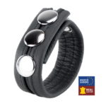 Cockring regolabile in pelle - immagine 4