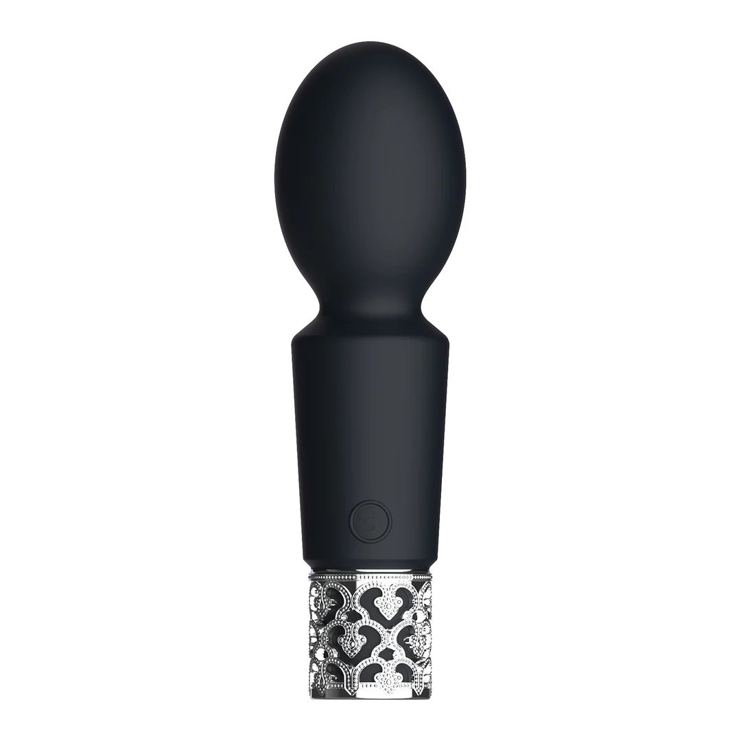 Vibratore wand, 10 modalità, impermeabile e ricaricabile, Royal Gems by Shots - immagine 2