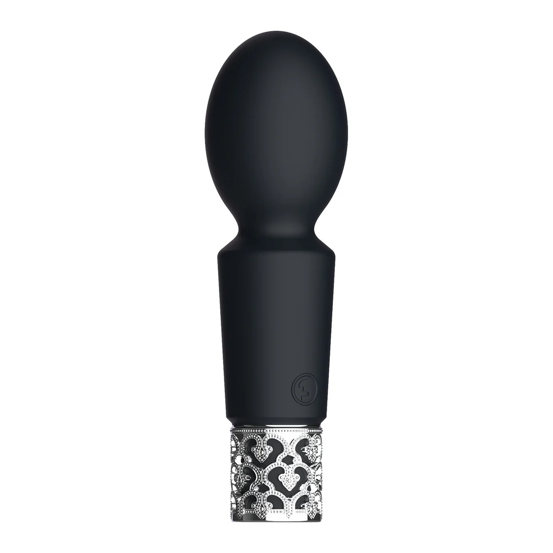 Vibratore wand, 10 modalità, impermeabile e ricaricabile, Royal Gems by Shots - immagine 5