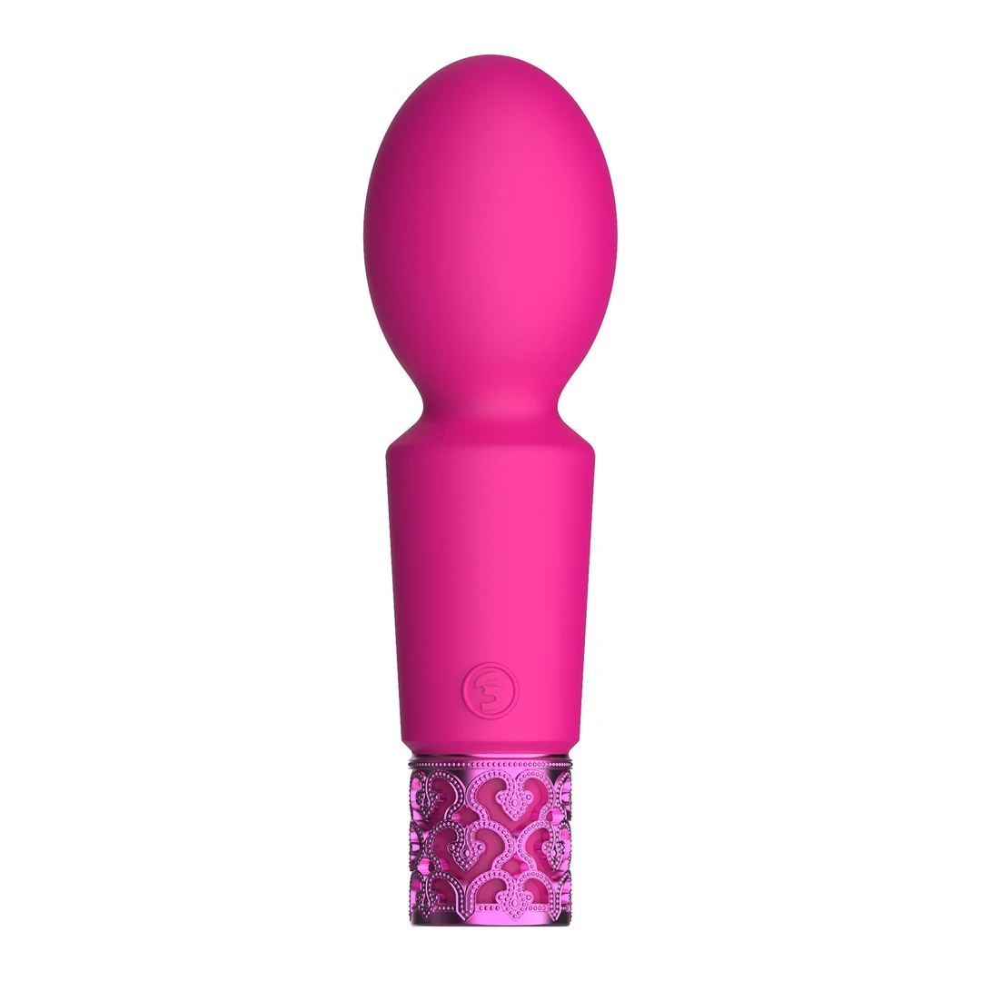 Vibratore wand, 10 modalità, impermeabile e ricaricabile, Royal Gems by Shots - immagine 7