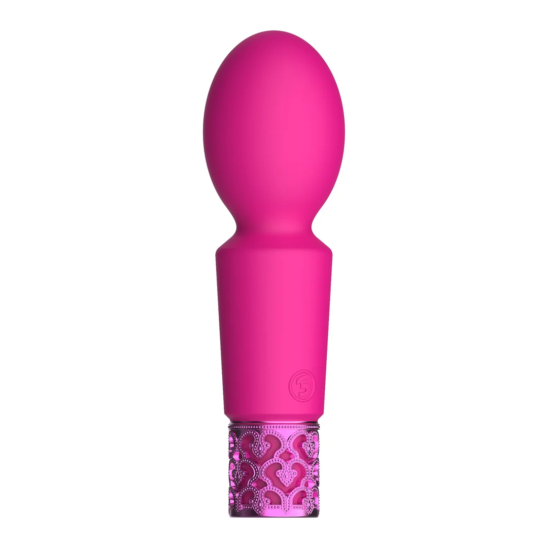 Vibratore wand, 10 modalità, impermeabile e ricaricabile, Royal Gems by Shots - immagine 10