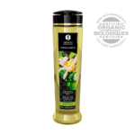 Olio da massaggio erotico, naturale e commestibile, tè verde, Shunga, 8 fl oz / 240 ml - immagine 2