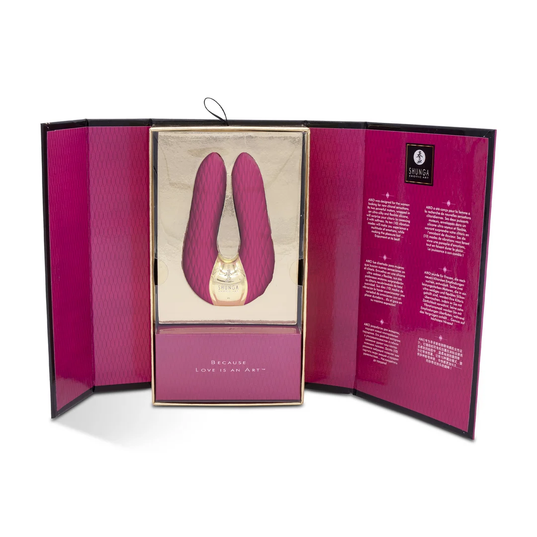Stimolatore clitorideo con 10 modalità – AIKO - Stimolatore clitorideo - Lampone - immagine 2
