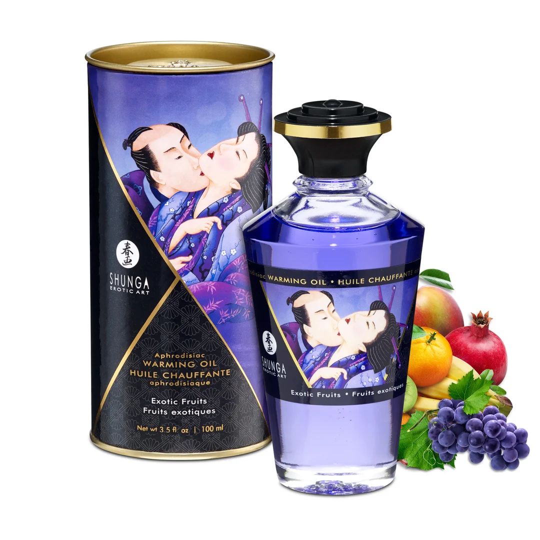 Olio riscaldante – Frutti esotici – Aphrodisia Olie 100 ml - immagine 4