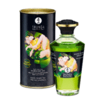 Olio riscaldante al tè verde esotico 100 ml | Olio Aphrodisia - immagine 3