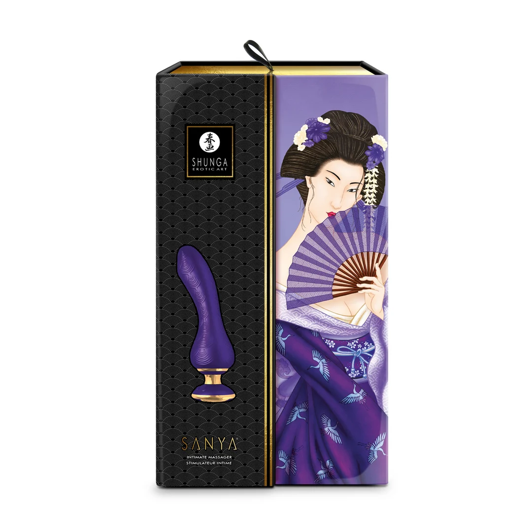 Vibratore, design ergonomico, SANYA viola Shunga - immagine 1