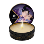 Candela da massaggio – Mini candela da massaggio con olio tiepido – Frutti esotici – 1 oz / 30 ml