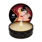 Candela da massaggio – Mini candela da massaggio e d’atmosfera – Fragola e spumante – Shunga – 30 ml